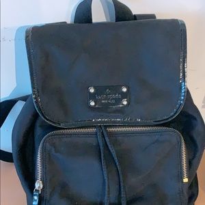 Kate Spade Classic Nylon Black Backpack